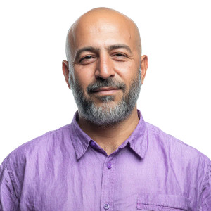 Arabic Man Smiling Vinyl Car Decal Sticker – Waterproof & UV-Resistant 3.4133333333333336"