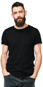 Hipster Black Shirt Vinyl Car Decal Sticker – Waterproof & UV-Resistant 5.12"
