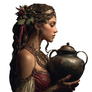 Pandora'S Amphora Vinyl Car Decal Sticker – Waterproof & UV-Resistant 3.4133333333333336"