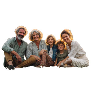 Happy Family Outing V12 Vinyl Car Decal Sticker – Waterproof & UV-Resistant 3.4133333333333336"