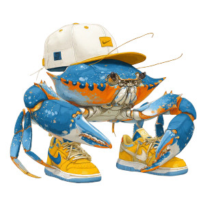 Stylish Crab Vinyl Car Decal Sticker – Waterproof & UV-Resistant 3.4133333333333336"