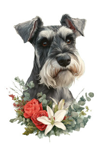 Schnauzer Portrait Vinyl Car Decal Sticker – Waterproof & UV-Resistant 4.373333333333333" Schnauzer Portrait Vinyl Car Decal Sticker – Waterproof & UV-Resistant 4.373333333333333"