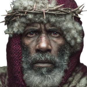 Black Christ V2 Vinyl Car Decal Sticker – Waterproof & UV-Resistant 3.4133333333333336"