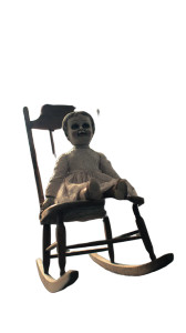 Possessed Doll V2 Vinyl Car Decal Sticker – Waterproof & UV-Resistant 9.706666666666667"