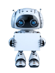 Cute Robot Sign Vinyl Car Decal Sticker – Waterproof & UV-Resistant 8.213333333333333"