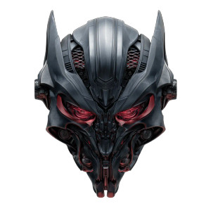 Villain Bug Robot Vinyl Car Decal Sticker – Waterproof & UV-Resistant 3.4133333333333336"