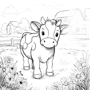 Cartoon Cow Coloring Vinyl Car Decal Sticker – Waterproof & UV-Resistant 3.4133333333333336" Cartoon Cow Coloring Vinyl Car Decal Sticker – Waterproof & UV-Resistant 3.4133333333333336"