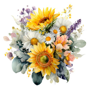 Floral Watercolor Bouquet V3 Vinyl Car Decal Sticker – Waterproof & UV-Resistant 3.4133333333333336" Floral Watercolor Bouquet V3 Vinyl Car Decal Sticker – Waterproof & UV-Resistant 3.4133333333333336"