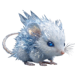Crystal Mouse Vinyl Car Decal Sticker – Waterproof & UV-Resistant 3.4133333333333336"