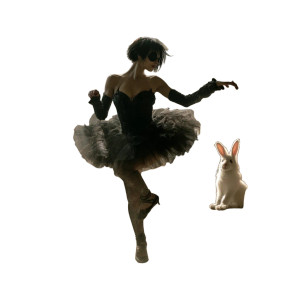 Surreal Ballet Dancer Vinyl Car Decal Sticker – Waterproof & UV-Resistant 6.826666666666667"