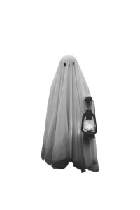 Ghost With Lantern Vinyl Car Decal Sticker – Waterproof & UV-Resistant 4.4