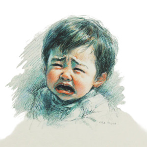 Crying Baby V4 Vinyl Car Decal Sticker – Waterproof & UV-Resistant 3.4133333333333336" Crying Baby V4 Vinyl Car Decal Sticker – Waterproof & UV-Resistant 3.4133333333333336"
