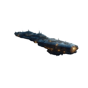 Futuristic Spaceship V10 Vinyl Car Decal Sticker – Waterproof & UV-Resistant 3.4133333333333336"