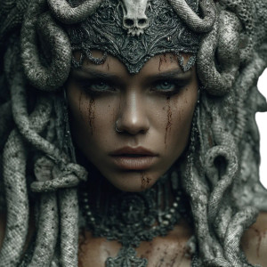 Medusa Goddess V3 Vinyl Car Decal Sticker – Waterproof & UV-Resistant 3.4133333333333336" Medusa Goddess V3 Vinyl Car Decal Sticker – Waterproof & UV-Resistant 3.4133333333333336"