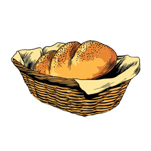 Sneaky Breadbasket Vinyl Car Decal Sticker – Waterproof & UV-Resistant 3.4133333333333336"