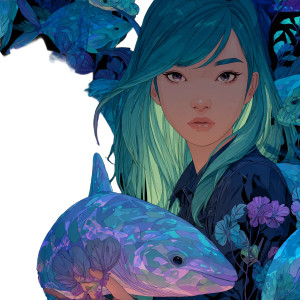 Neon Dolphin Dream Vinyl Car Decal Sticker – Waterproof & UV-Resistant 3.4133333333333336"