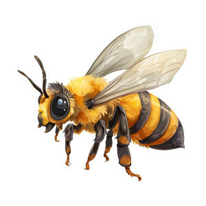 Cartoon Bee Sticker Vinyl Car Decal Sticker – Waterproof & UV-Resistant 3.4133333333333336" Cartoon Bee Sticker Vinyl Car Decal Sticker – Waterproof & UV-Resistant 3.4133333333333336"