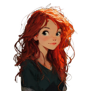 Red Hair Girl Vinyl Car Decal Sticker – Waterproof & UV-Resistant 3.4133333333333336" Red Hair Girl Vinyl Car Decal Sticker – Waterproof & UV-Resistant 3.4133333333333336"