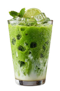 Iced Matcha Latte V3 Vinyl Car Decal Sticker – Waterproof & UV-Resistant 8.96"