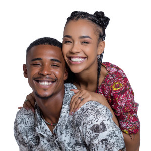 Malagasy Couple Portrait Vinyl Car Decal Sticker – Waterproof & UV-Resistant 6.826666666666667"