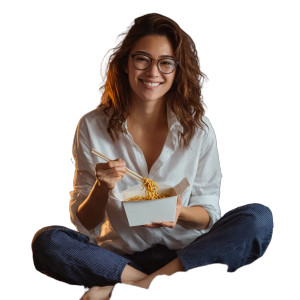 Woman Eating Noodles V2 Vinyl Car Decal Sticker – Waterproof & UV-Resistant 3.4133333333333336" Woman Eating Noodles V2 Vinyl Car Decal Sticker – Waterproof & UV-Resistant 3.4133333333333336"