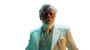 Dramatic Arab Man Vinyl Car Decal Sticker – Waterproof & UV-Resistant 5.4