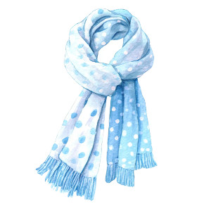 Winter Scarf Sticker Vinyl Car Decal Sticker – Waterproof & UV-Resistant 3.4133333333333336"