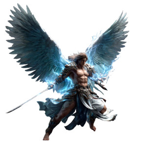 Blue Lightning Angel V2 Vinyl Car Decal Sticker – Waterproof & UV-Resistant 3.4133333333333336" Blue Lightning Angel V2 Vinyl Car Decal Sticker – Waterproof & UV-Resistant 3.4133333333333336"