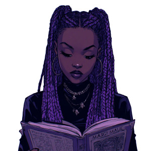 Magic Girl Protagonist Vinyl Car Decal Sticker – Waterproof & UV-Resistant 3.4133333333333336"