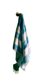 Striped Towel Hanging Vinyl Car Decal Sticker – Waterproof & UV-Resistant 4.4