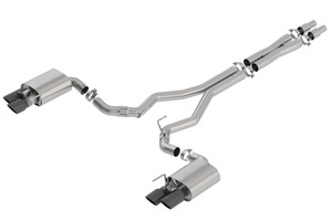 Enhance Your Mustang's Performance | Borla ATAK Series Cat-Back Exhaust Kit | Aggressive Sound | Stainless Steel | Dual Exit Enhance Your Mustang's Performance | Borla ATAK Series Cat-Back Exhaust Kit | Aggressive Sound | Stainless Steel | Dual Exit