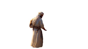 Ancient Arab Merchant Vinyl Car Decal Sticker – Waterproof & UV-Resistant 2.72"