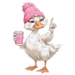 Sassy Goose Vinyl Car Decal Sticker – Waterproof & UV-Resistant 3.4133333333333336"