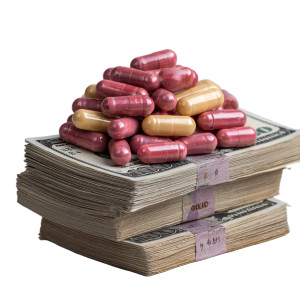 Money Stack Capsule Vinyl Car Decal Sticker – Waterproof & UV-Resistant 3.4133333333333336"