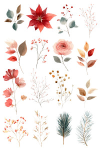 Botanical Fall Illustrations Vinyl Car Decal Sticker – Waterproof & UV-Resistant 8.96"