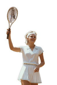 Tennis Victory Celebration Vinyl Car Decal Sticker – Waterproof & UV-Resistant 4.4