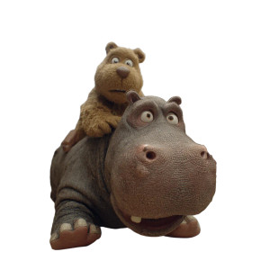 Plush Bear Adventure Vinyl Car Decal Sticker – Waterproof & UV-Resistant 3.4133333333333336"