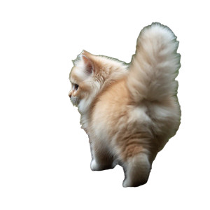 Fluffy Kitten Walking Vinyl Car Decal Sticker – Waterproof & UV-Resistant 3.4133333333333336" Fluffy Kitten Walking Vinyl Car Decal Sticker – Waterproof & UV-Resistant 3.4133333333333336"