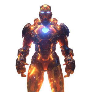 Stellar Iron Man Vinyl Car Decal Sticker – Waterproof & UV-Resistant 3.4133333333333336"