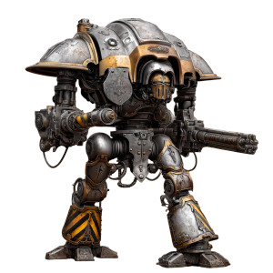 Iron Warriors Knight Vinyl Car Decal Sticker – Waterproof & UV-Resistant 6.826666666666667"