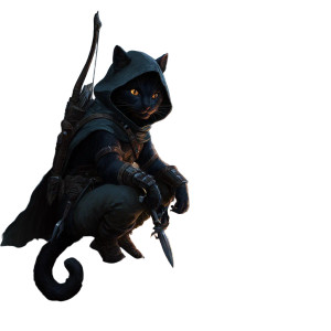 Tabaxi Rogue V7 Vinyl Car Decal Sticker – Waterproof & UV-Resistant 3.4133333333333336"