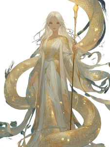 Magical Serpent Guardian Vinyl Car Decal Sticker – Waterproof & UV-Resistant 4.1066666666666665"