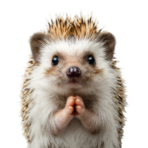 Grateful Hedgehog Vinyl Car Decal Sticker – Waterproof & UV-Resistant 6.826666666666667"