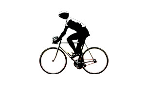 Retro Cyclist Sticker Vinyl Car Decal Sticker – Waterproof & UV-Resistant 2.8