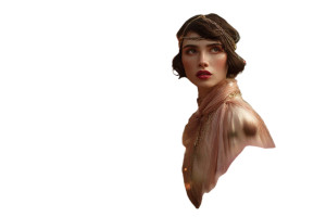 Ethereal Flapper Dream V2 Vinyl Car Decal Sticker – Waterproof & UV-Resistant 2.986666666666667"