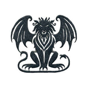 Heraldic Manticore Vinyl Car Decal Sticker – Waterproof & UV-Resistant 6.826666666666667" Heraldic Manticore Vinyl Car Decal Sticker – Waterproof & UV-Resistant 6.826666666666667"