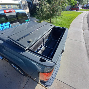 Tonneau Buddy Cargo Organizer | Versatile Truck Bed Storage Solution | 600D Polyester With PVC Frame | Spacious Single Compartment | Water Resistant and Slip-Proof | 12 Cubic Foot Capacity