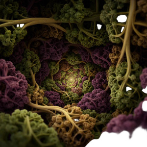 Fractal Vines Vinyl Car Decal Sticker – Waterproof & UV-Resistant 3.4133333333333336"