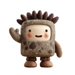 Quirky Clay Character Vinyl Car Decal Sticker – Waterproof & UV-Resistant 3.4133333333333336"