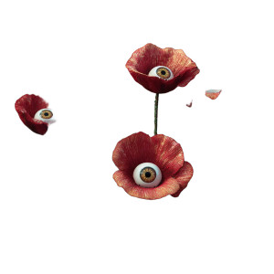 Eyeball Poppies Vinyl Car Decal Sticker – Waterproof & UV-Resistant 3.4133333333333336" Eyeball Poppies Vinyl Car Decal Sticker – Waterproof & UV-Resistant 3.4133333333333336"
